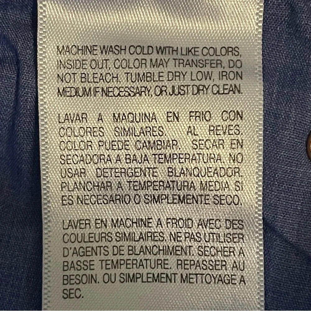 MOTHER Blue Button Fly Cut Off Shorts Size 24